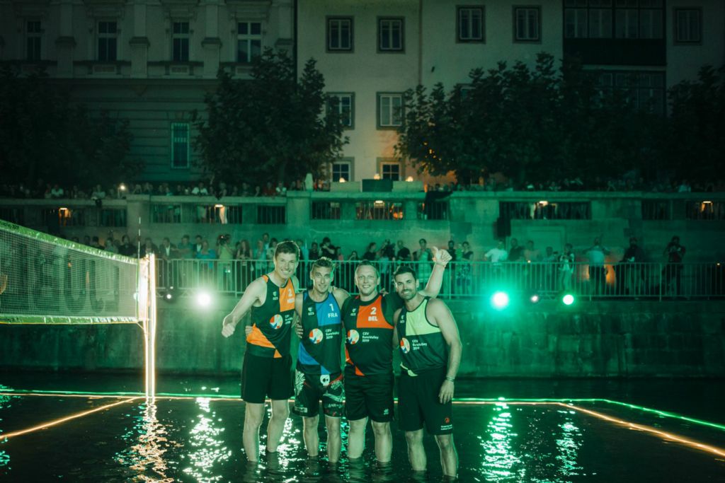 Bas van de Goor (NED), Guillaume Samica (FRA), Frank Depestele (BEL) in Tomislav Šmuc (SLO)